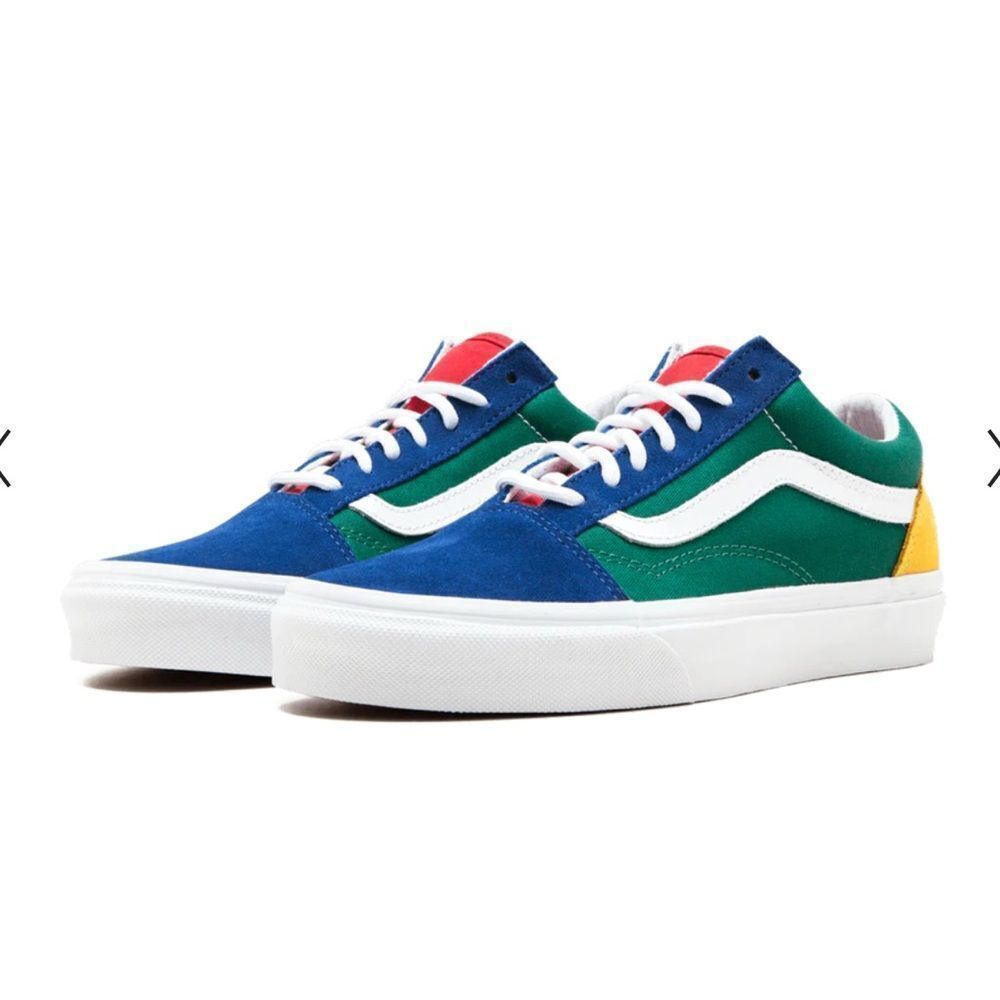 Vans Blue and Green Sneakers YACHT CLUB OLD SKOOL